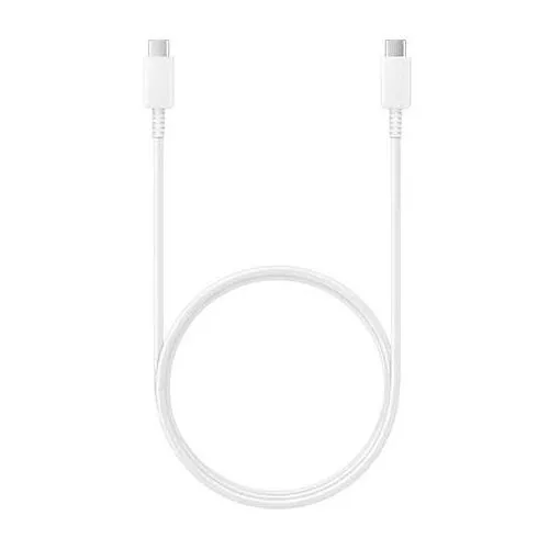 Cablu încărcare și sincronizare Samsung EP-DN975BWRGRU, USB Type-C/USB Type-C, 1m, Alb