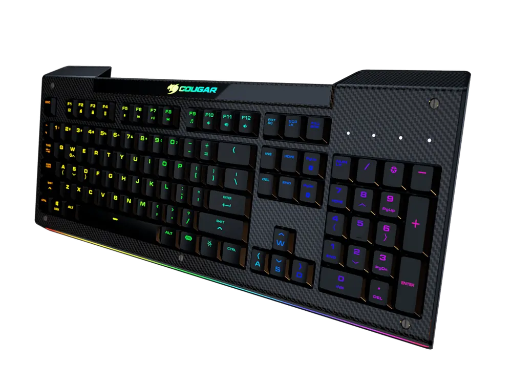 Tastatură Cougar Aurora S, Cu fir, Negru