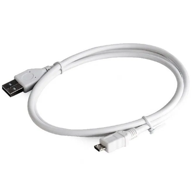 Cablu încărcare și sincronizare Cablexpert CCP-mUSB2-AMBM-W-1M, USB Type-A/micro-USB, 1m, Alb