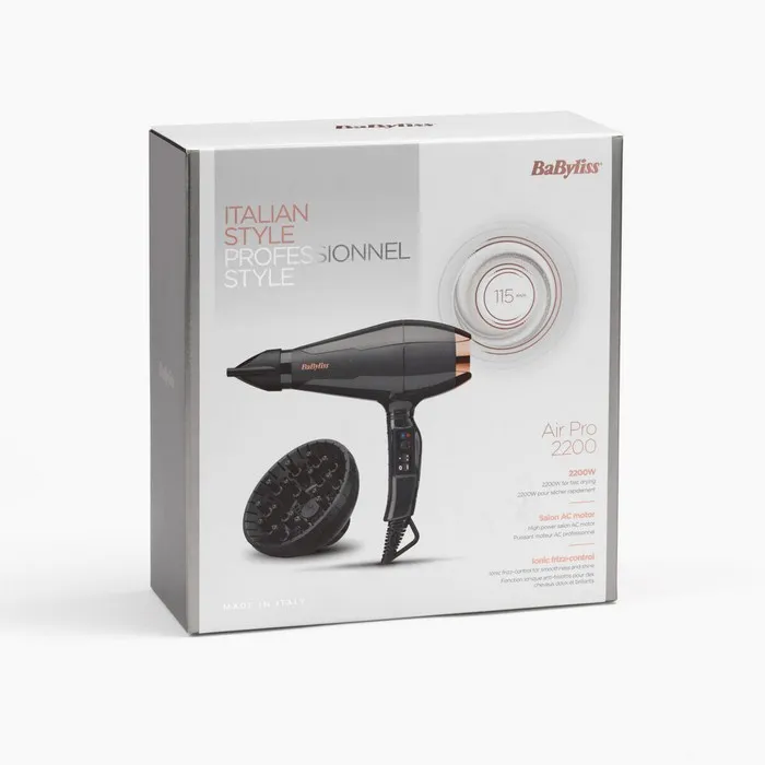 Uscător de păr BaByliss 6719DE, 2200 W, Negru