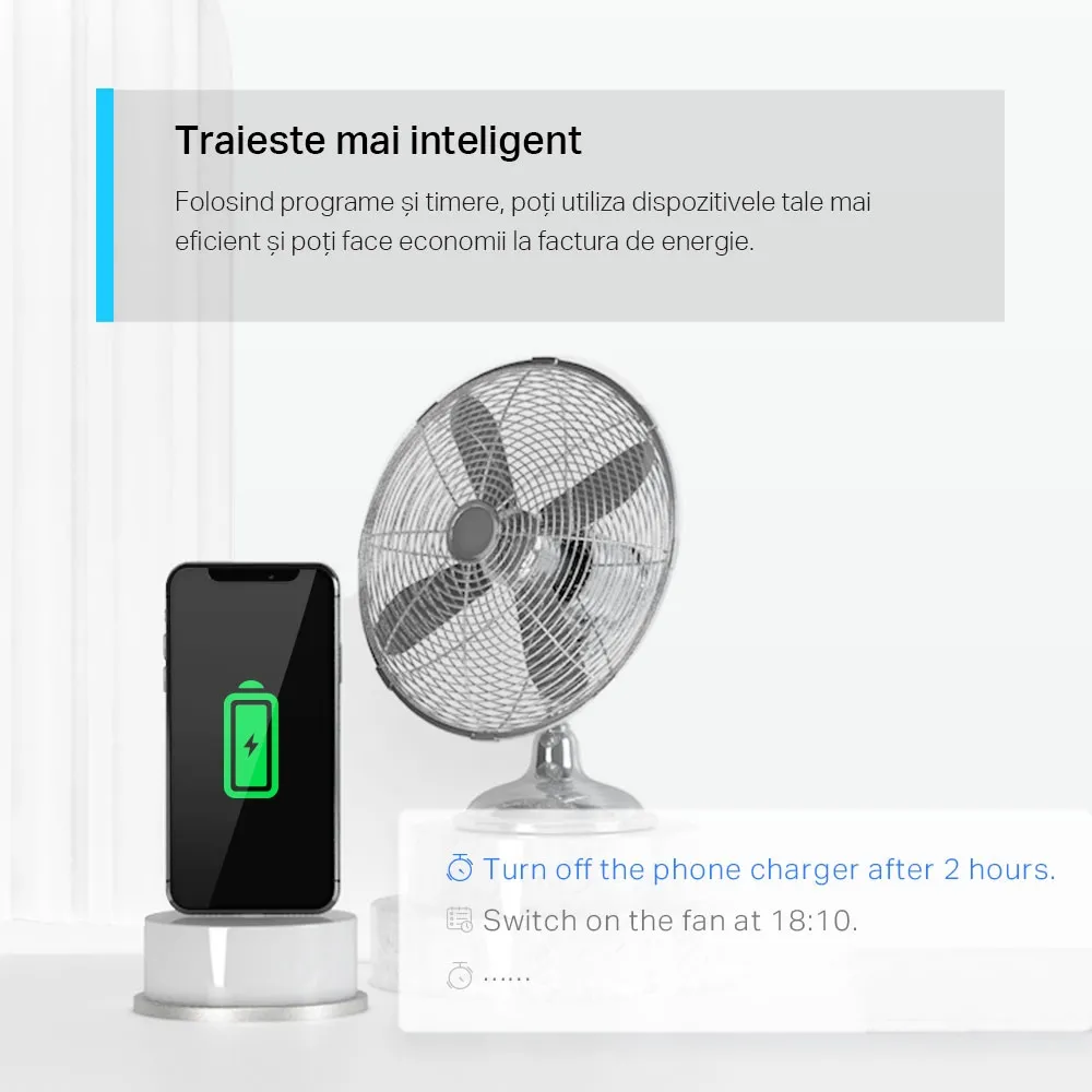 Priză inteligentă TP-LINK Tapo P115, Alb