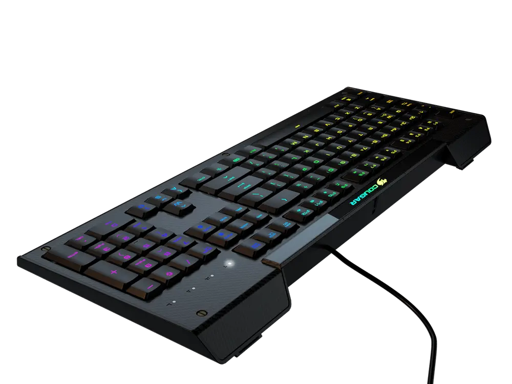 Tastatură Cougar Aurora S, Cu fir, Negru