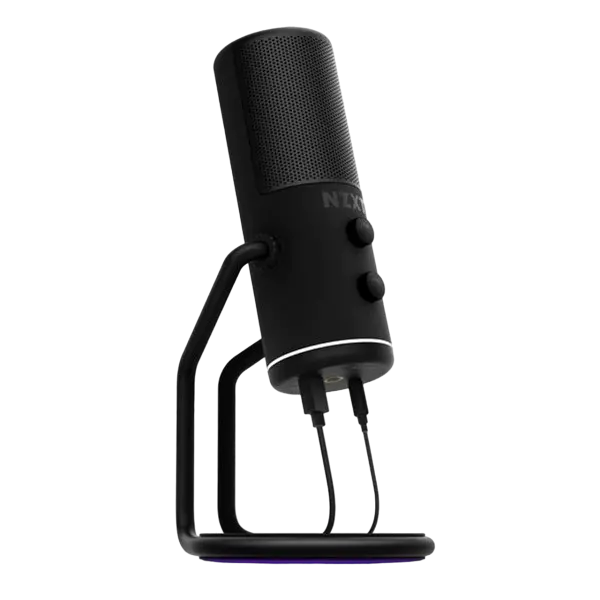Microfon Gaming NZXT Capsule, Cu fir, Negru