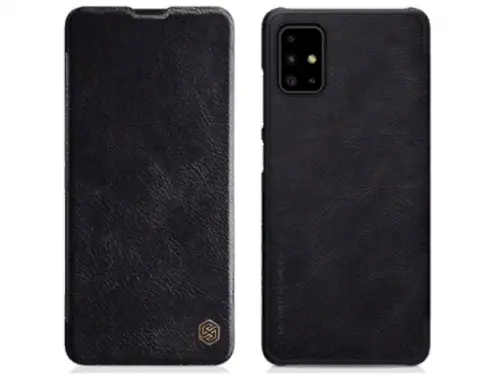 Husă tip carte Nillkin Galaxy A51 - Qin LC, Negru