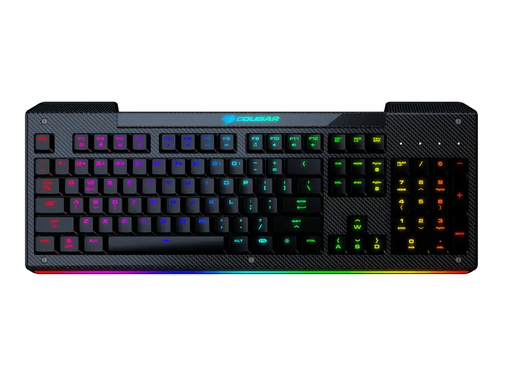 Tastatură Cougar Aurora S, Cu fir, Negru