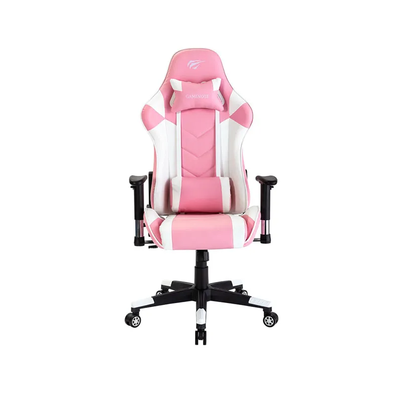 Scaun Gaming Havit GC932, PVC Piele, Roz