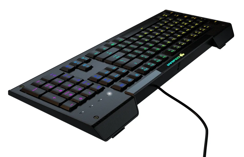 Tastatură Cougar Aurora S, Cu fir, Negru