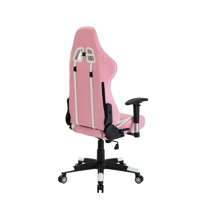Scaun Gaming Havit GC932, PVC Piele, Roz