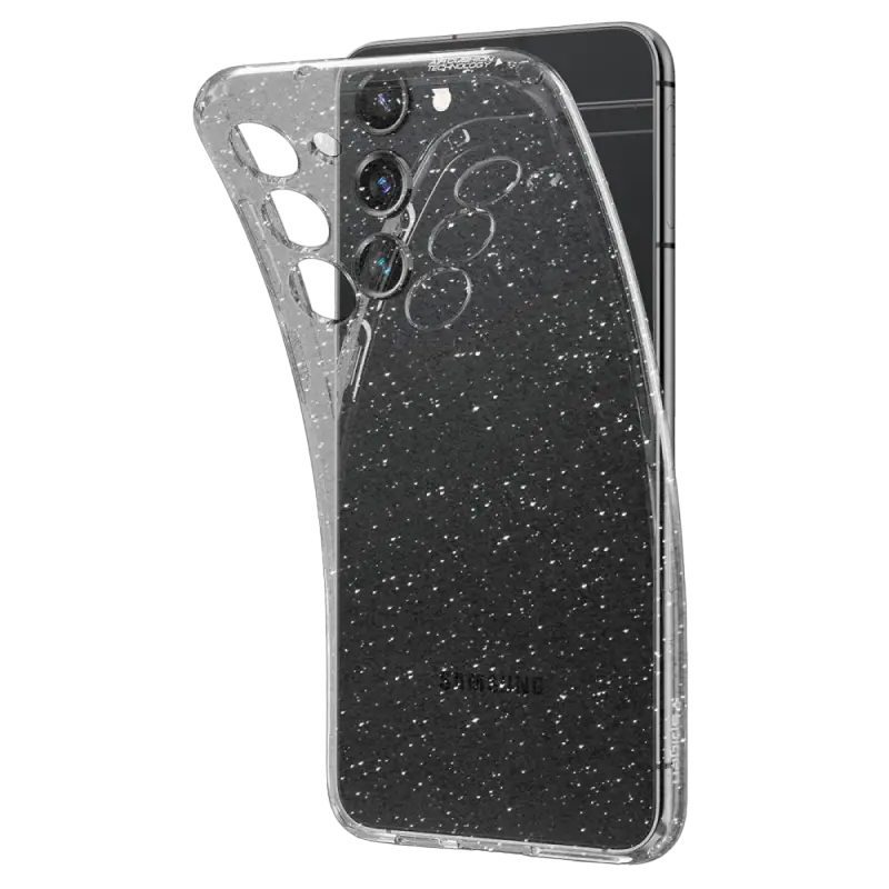 Husă Spigen Samsung S23, Liquid Crystal, Cristal cu sclipici