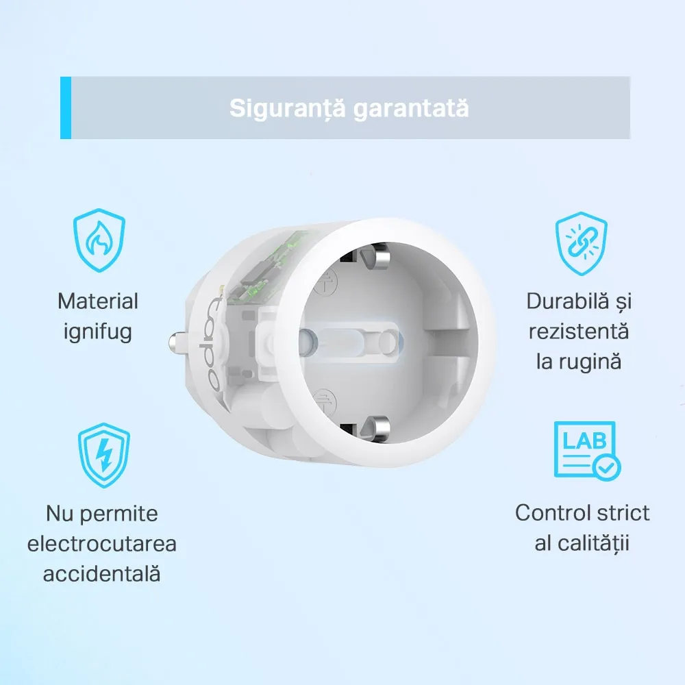 Priză inteligentă TP-LINK Tapo P115, Alb