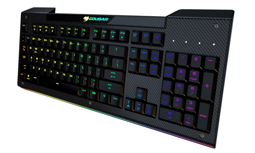 Tastatură Cougar Aurora S, Cu fir, Negru