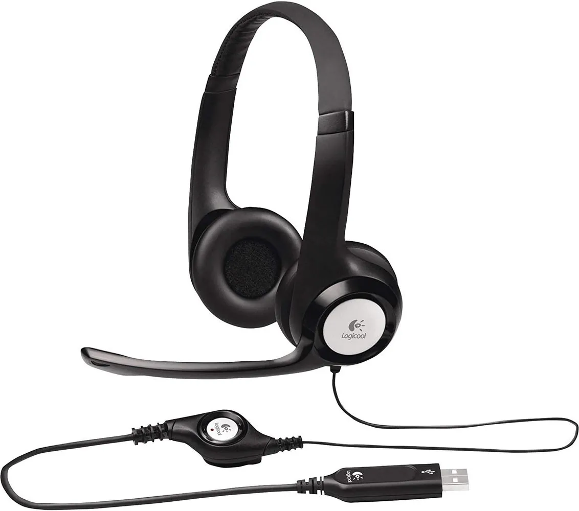 Căști Logitech H390, Negru