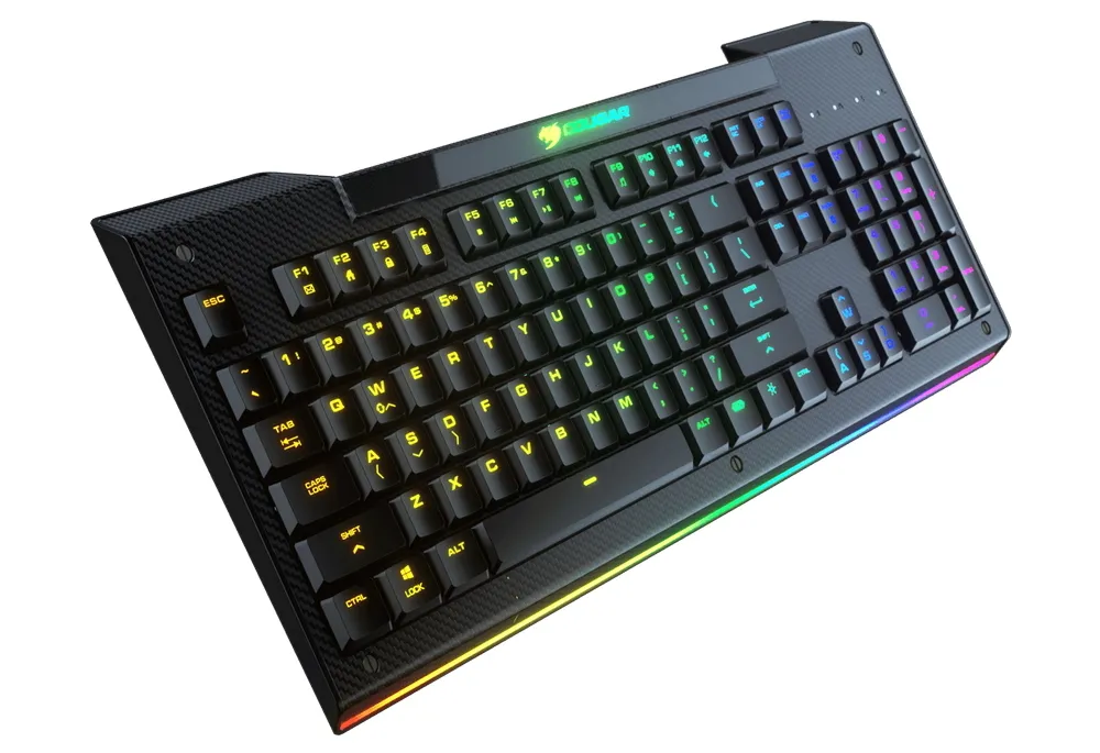 Tastatură Cougar Aurora S, Cu fir, Negru