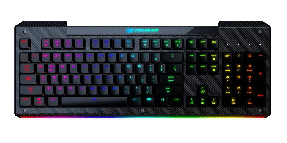 Tastatură Cougar Aurora S, Cu fir, Negru