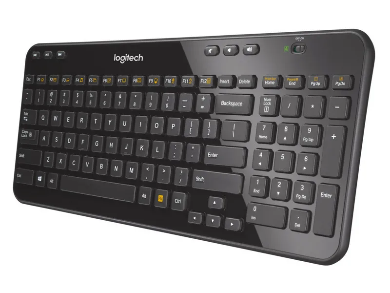 Tastatură Logitech K360, Fără fir, Negru