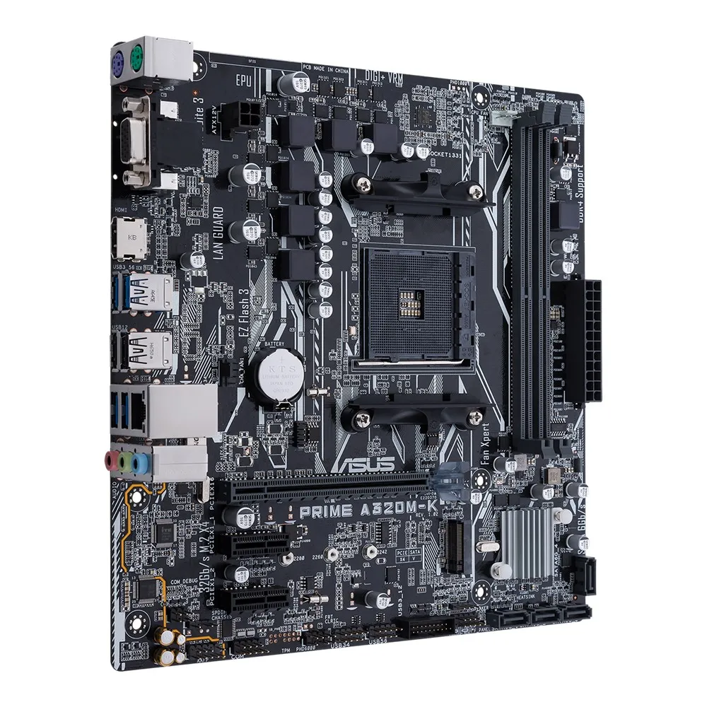 Placă de bază ASUS PRIME A320M-K, AM4, AMD A320, Micro-ATX