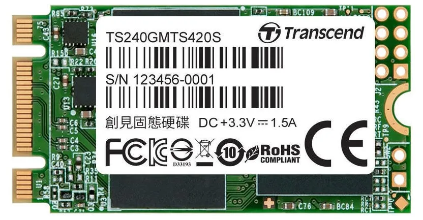 Unitate SSD Transcend 420S, 240GB, TS240GMTS420S