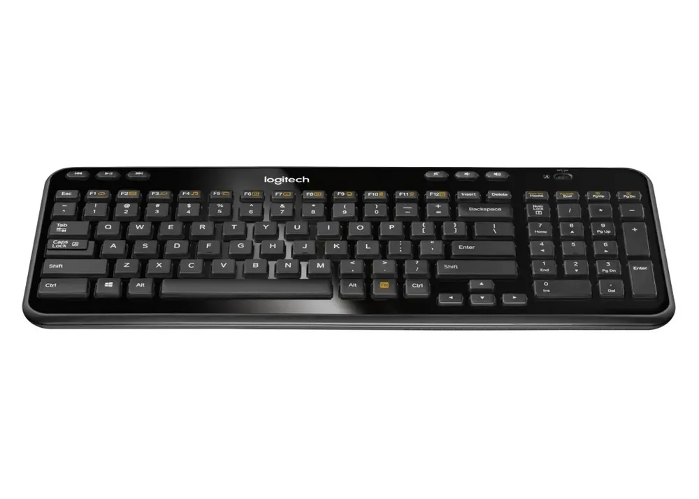 Tastatură Logitech K360, Fără fir, Negru