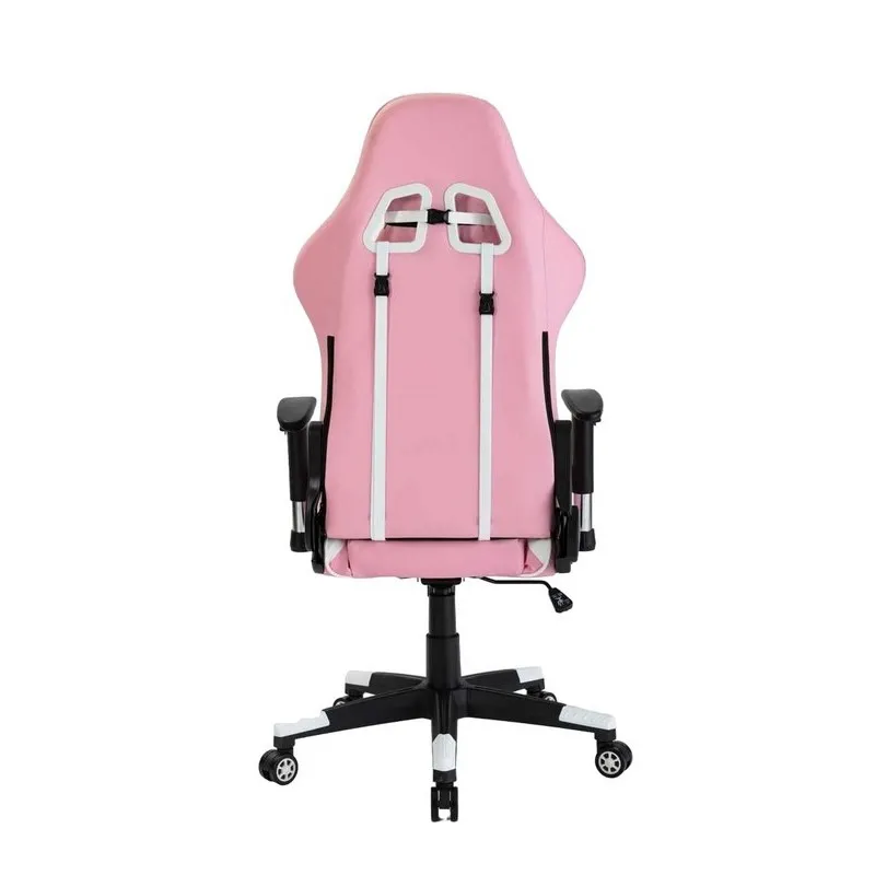 Scaun Gaming Havit GC932, PVC Piele, Roz