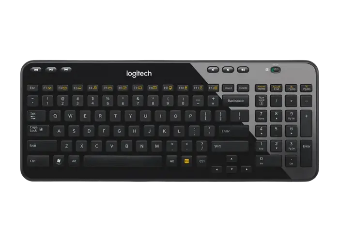 Tastatură Logitech K360, Fără fir, Negru