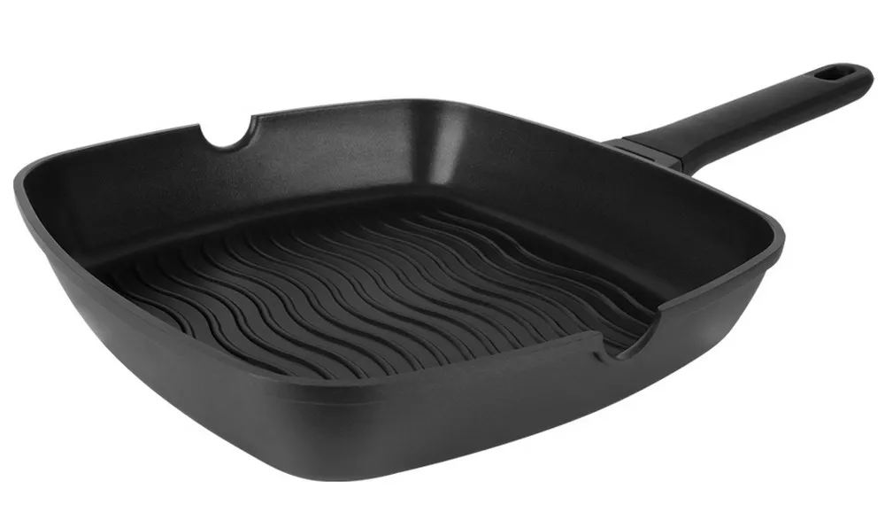 Tigaie-grill Rondell RDA-1204, 28cm, Negru