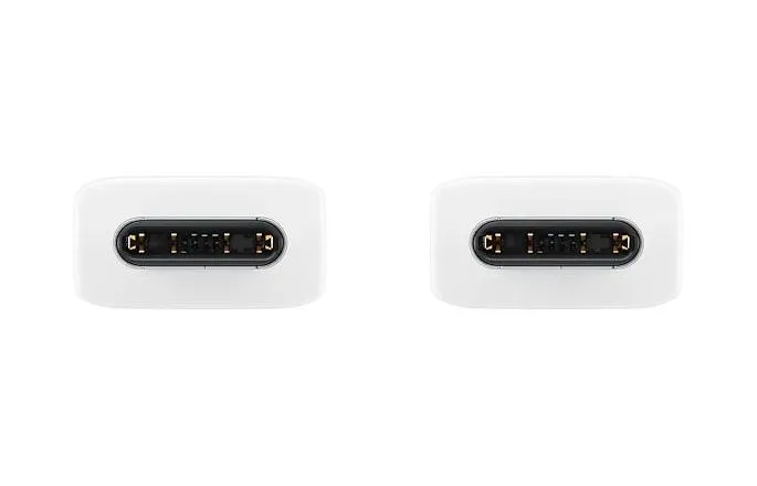 Cablu încărcare și sincronizare Samsung EP-DN975BWRGRU, USB Type-C/USB Type-C, 1m, Alb