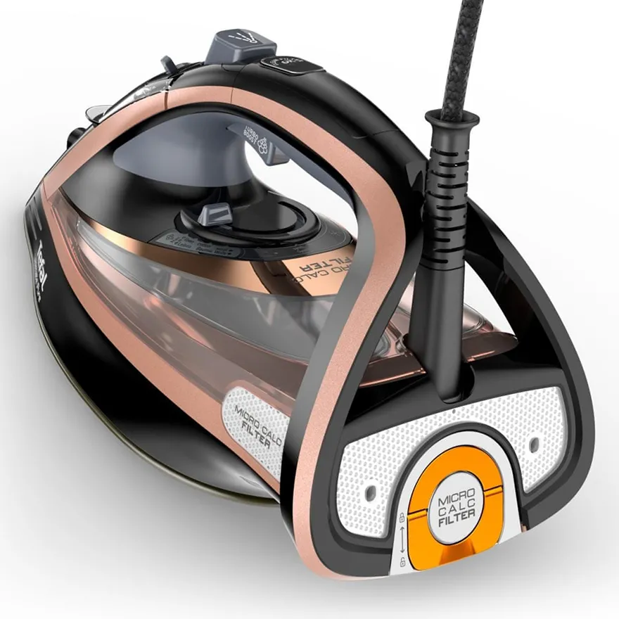 Fier de călcat Tefal Ultimate Pure FV9845E0, 3200W, Negru