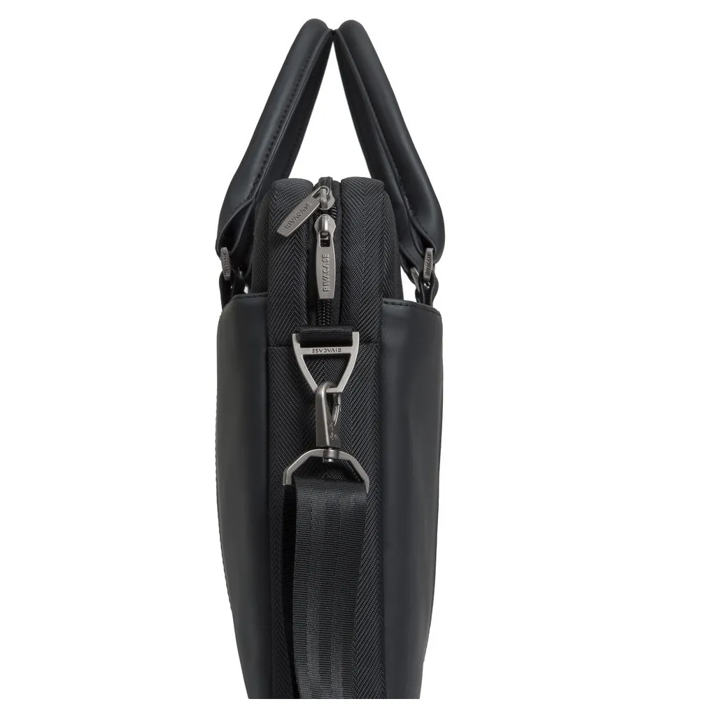 Geantă pentru Laptop RivaCase Narita, 15.6", Polyester, Negru