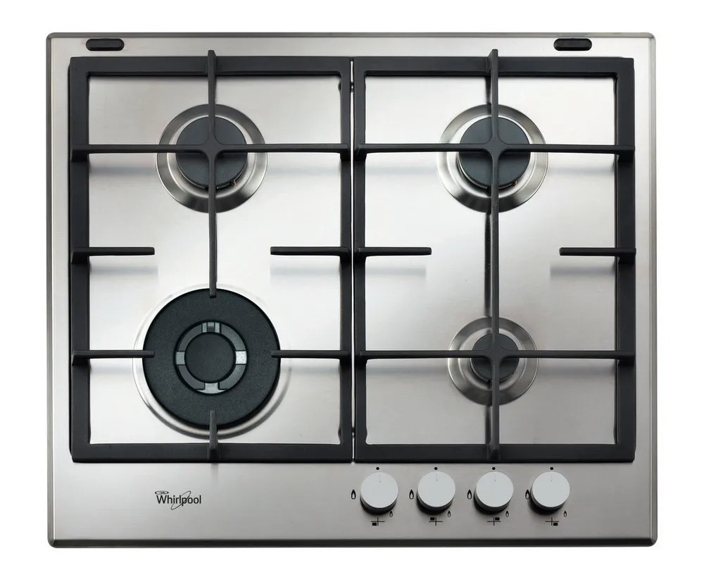 Plită pe gaz Whirlpool GMA 6422/IX, Oțel inoxidabil