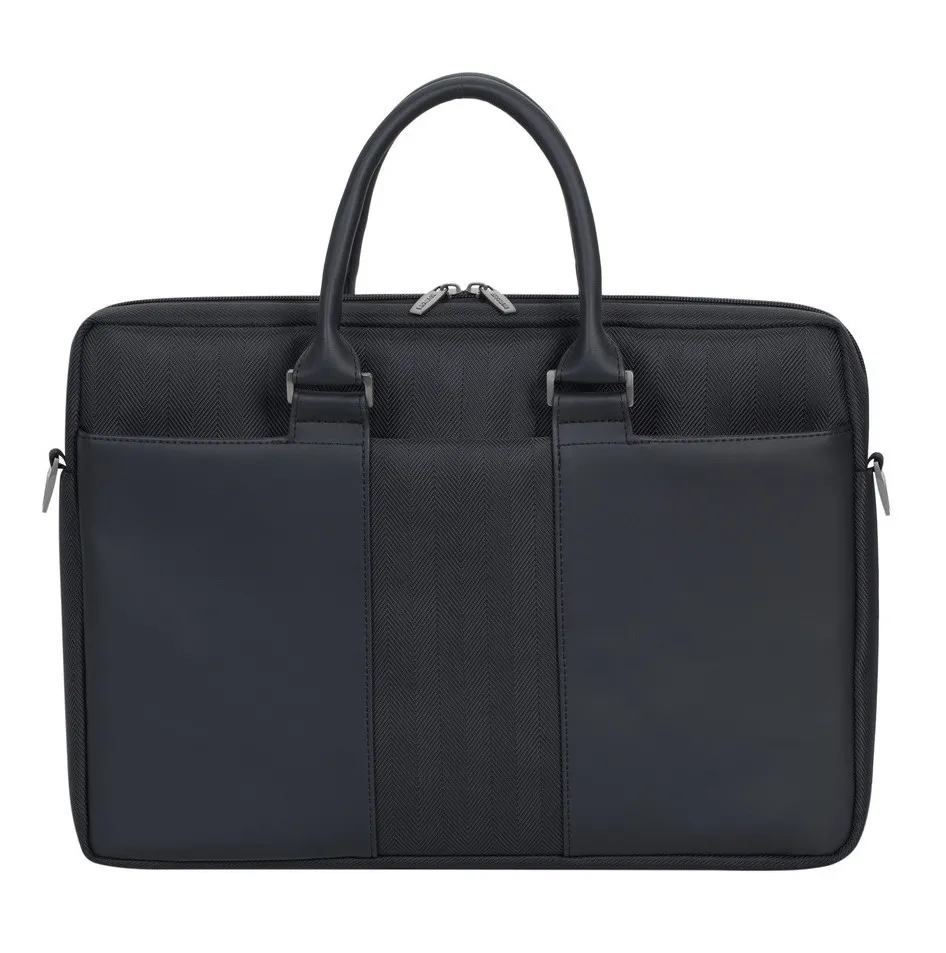 Geantă pentru Laptop RivaCase Narita, 15.6", Polyester, Negru