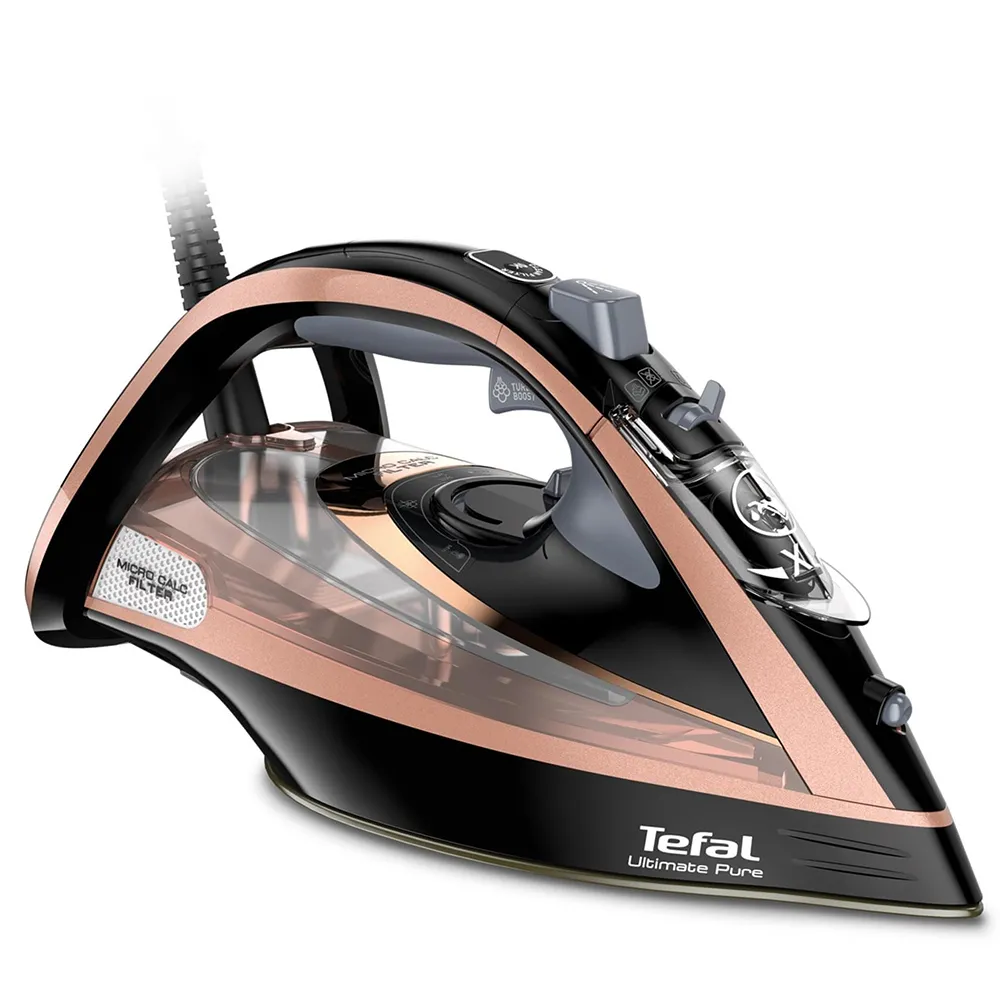 Fier de călcat Tefal Ultimate Pure FV9845E0, 3200W, Negru
