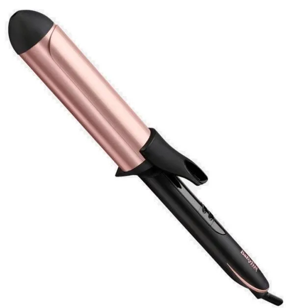 Ondulator de păr BaByliss Rose Quartz C453E, Negru | Roz