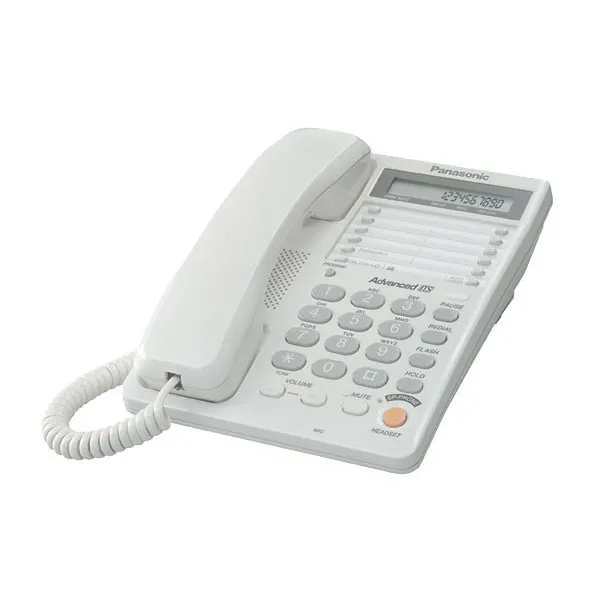 Telefon cu fir Panasonic Telephone KX-TS2365UAW, Alb