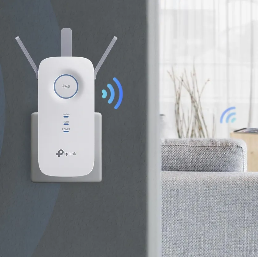Amplificator de semnal Wi‑Fi TP-LINK RE450, 450 Mbps, 1300 Mbps, Alb