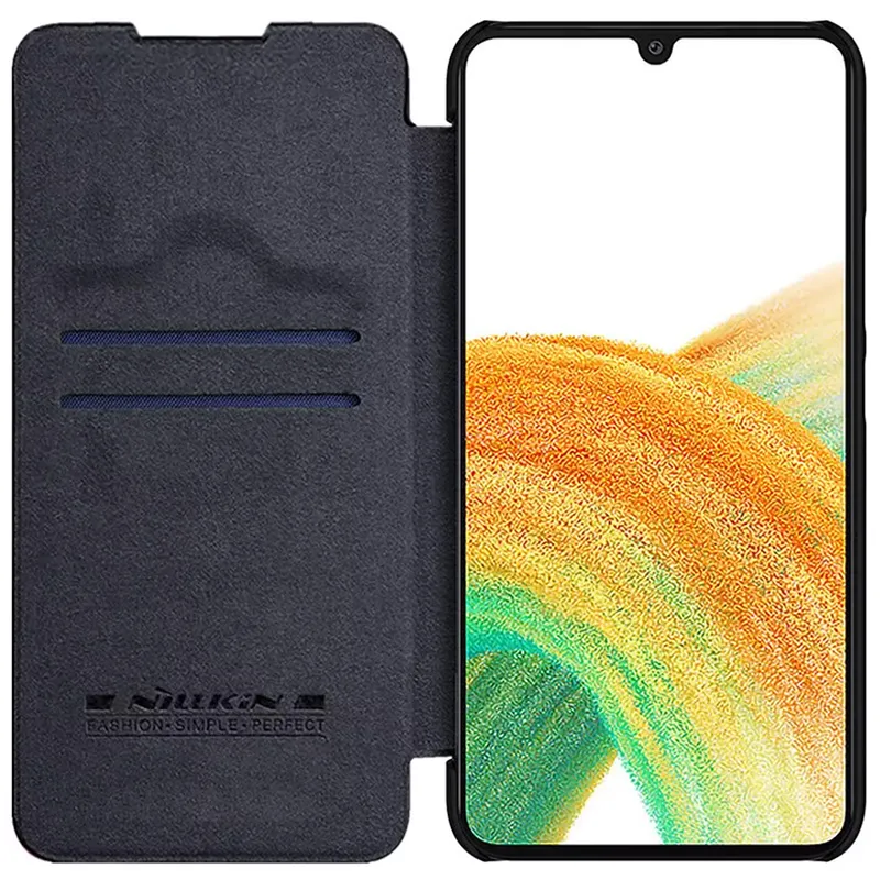 Husă tip carte Nillkin Galaxy A34 - Qin LC, Negru