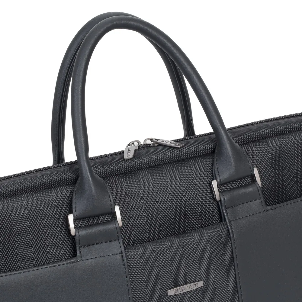 Geantă pentru Laptop RivaCase Narita, 15.6", Polyester, Negru