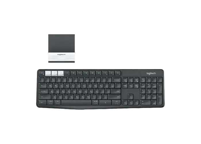 Tastatură Logitech K375s, Fără fir, Grafit