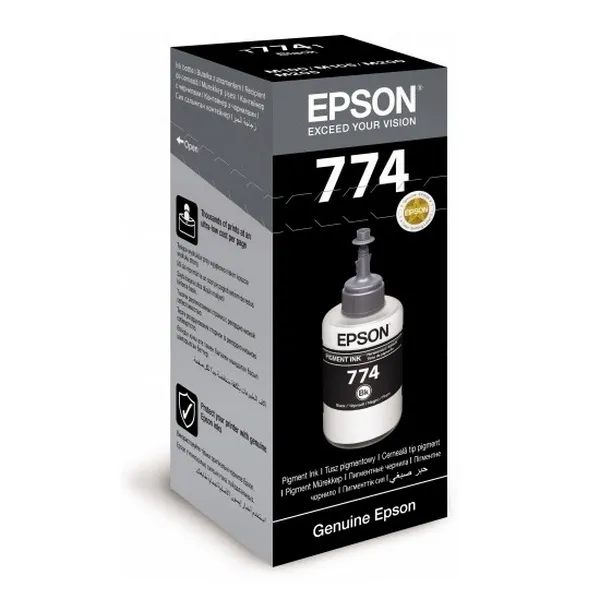 Recipient de cerneală Epson T774 Pigment Ink, 140ml, Negru