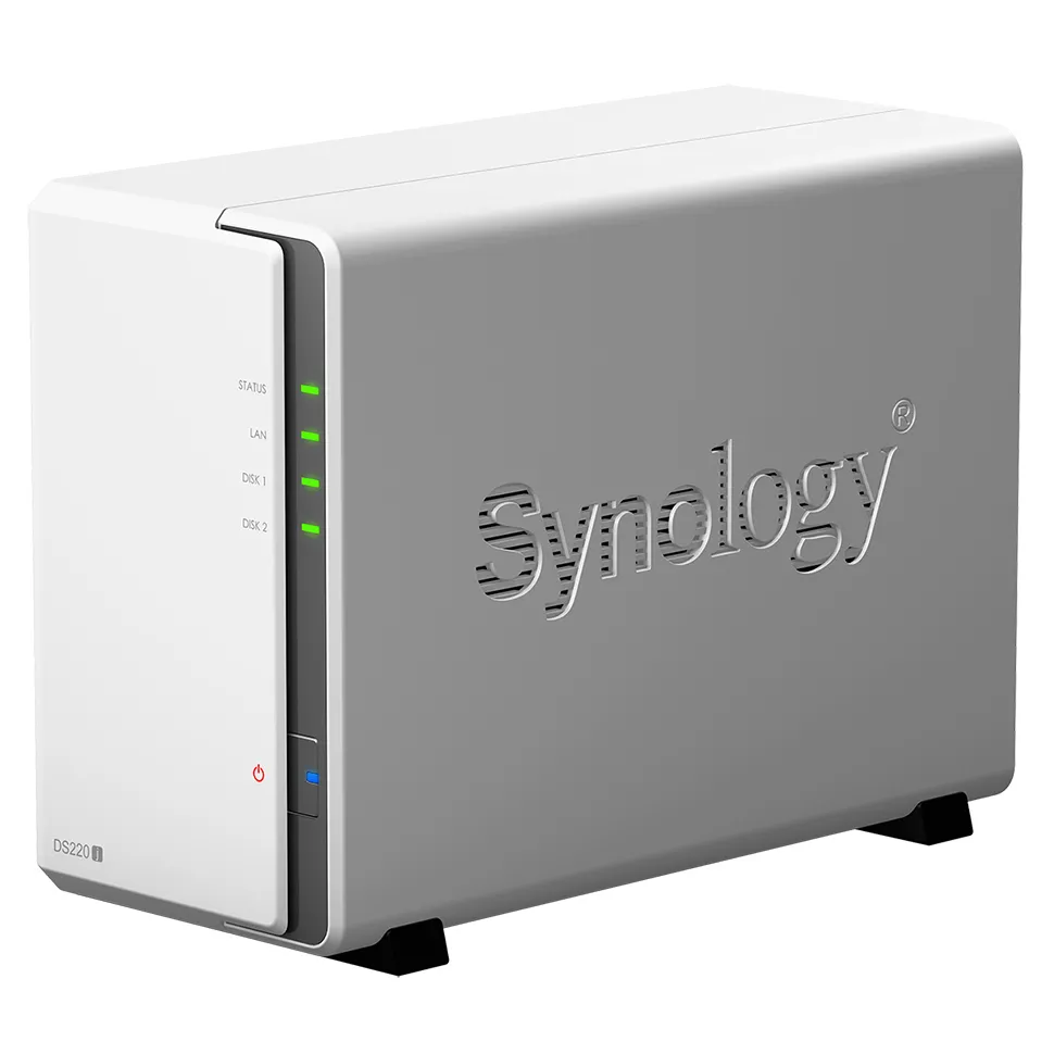 Stocare atașată la rețea SYNOLOGY DS220j, Alb