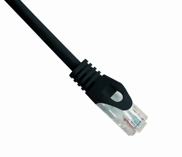 Patch cord Cablexpert PP6U-0.25M/BK, Cat6 UTP, 0,25m, Negru