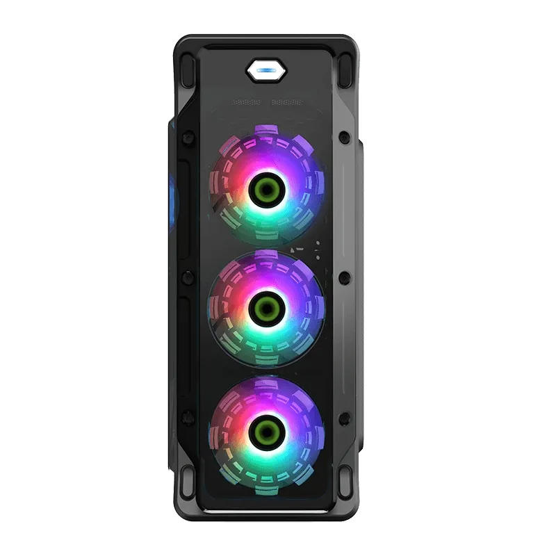 Carcasă PC Gamemax StarLight FRGB, Midi-Tower, ATX, Negru
