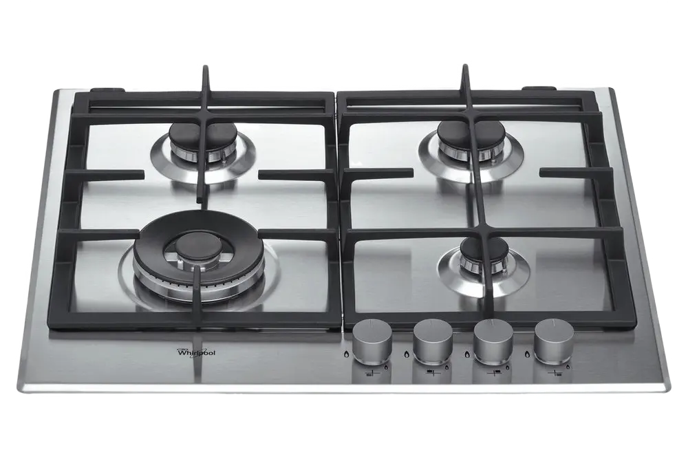 Plită pe gaz Whirlpool GMA 6422/IX, Oțel inoxidabil