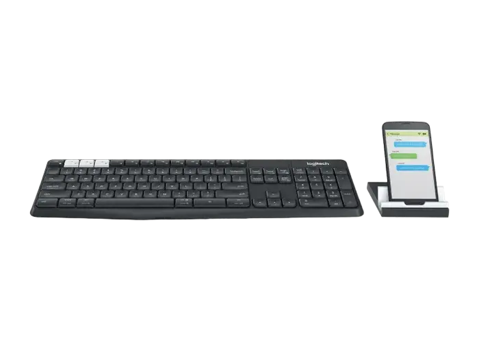 Tastatură Logitech K375s, Fără fir, Grafit