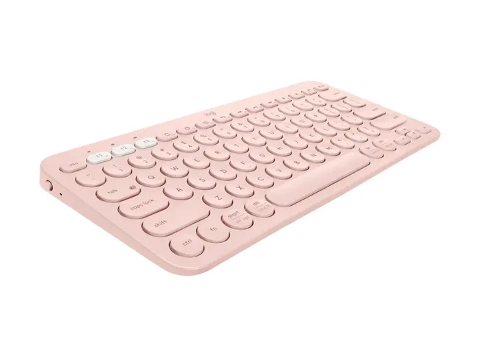 Tastatură Logitech K380, Fără fir, Roz