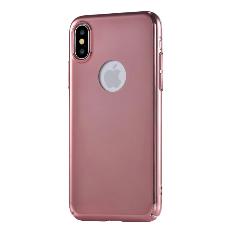 Husă Devia Mirror - iPhone XS/X, Rose Gold