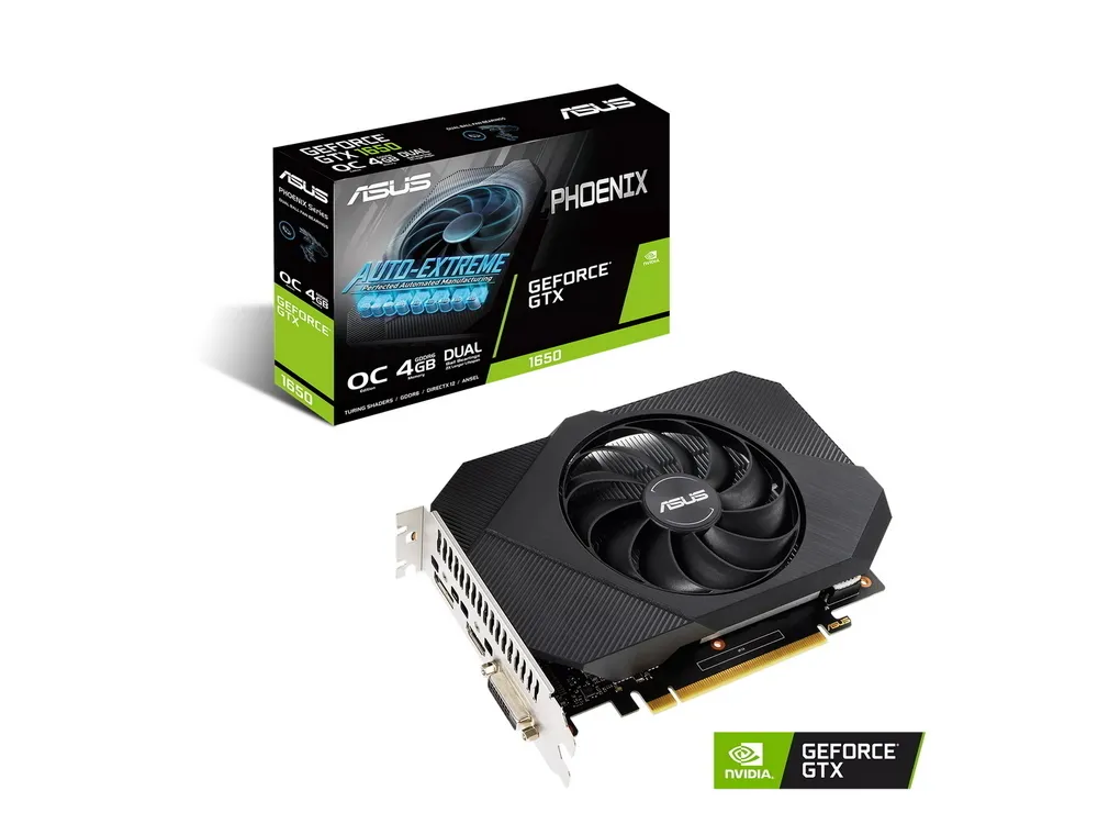 Placă Video ASUS PH-GTX1650-O4GD6-P,  4GB GDDR6 128bit