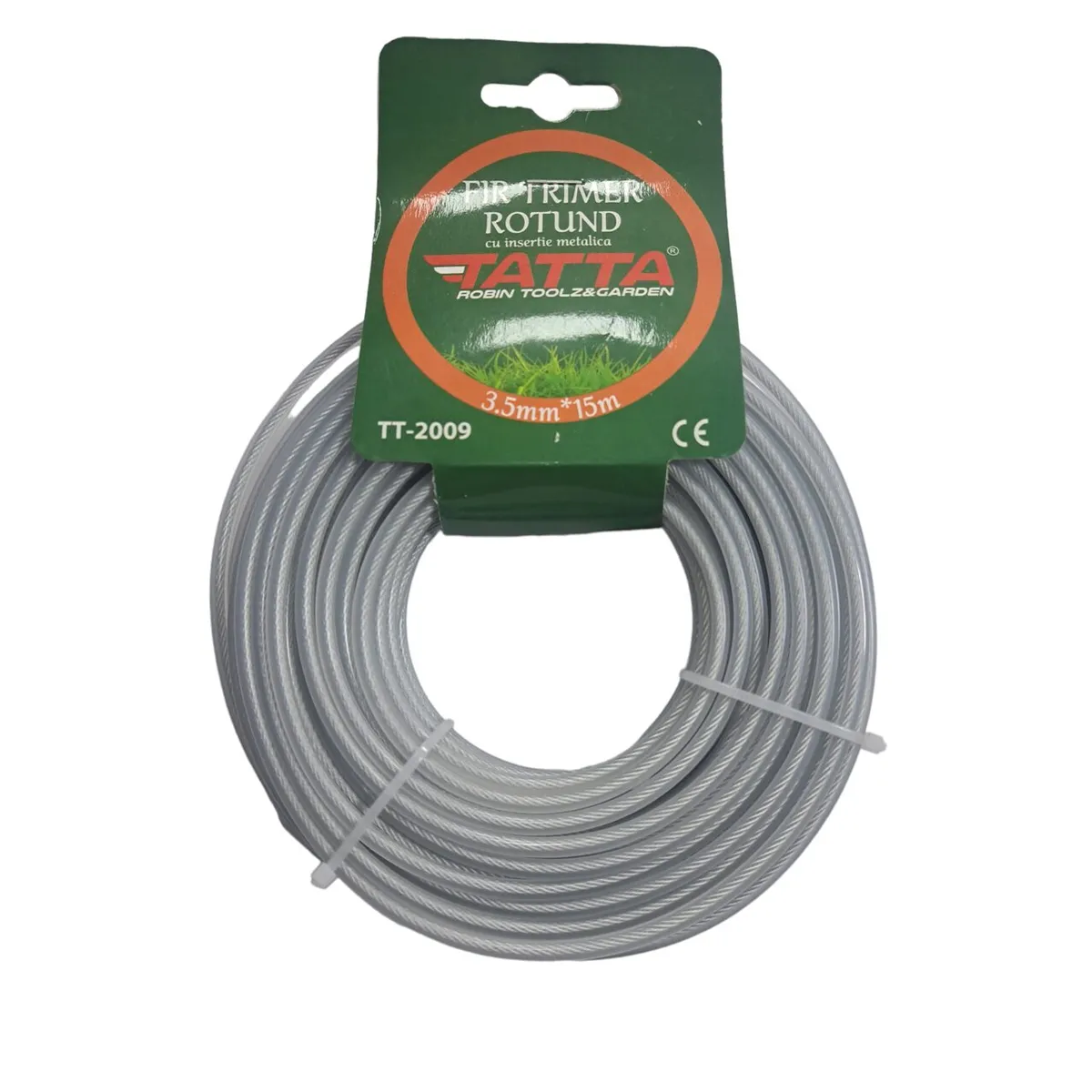 Fir nylon TATTA patrat 3:5mm*15m cu gri metalic TT2009