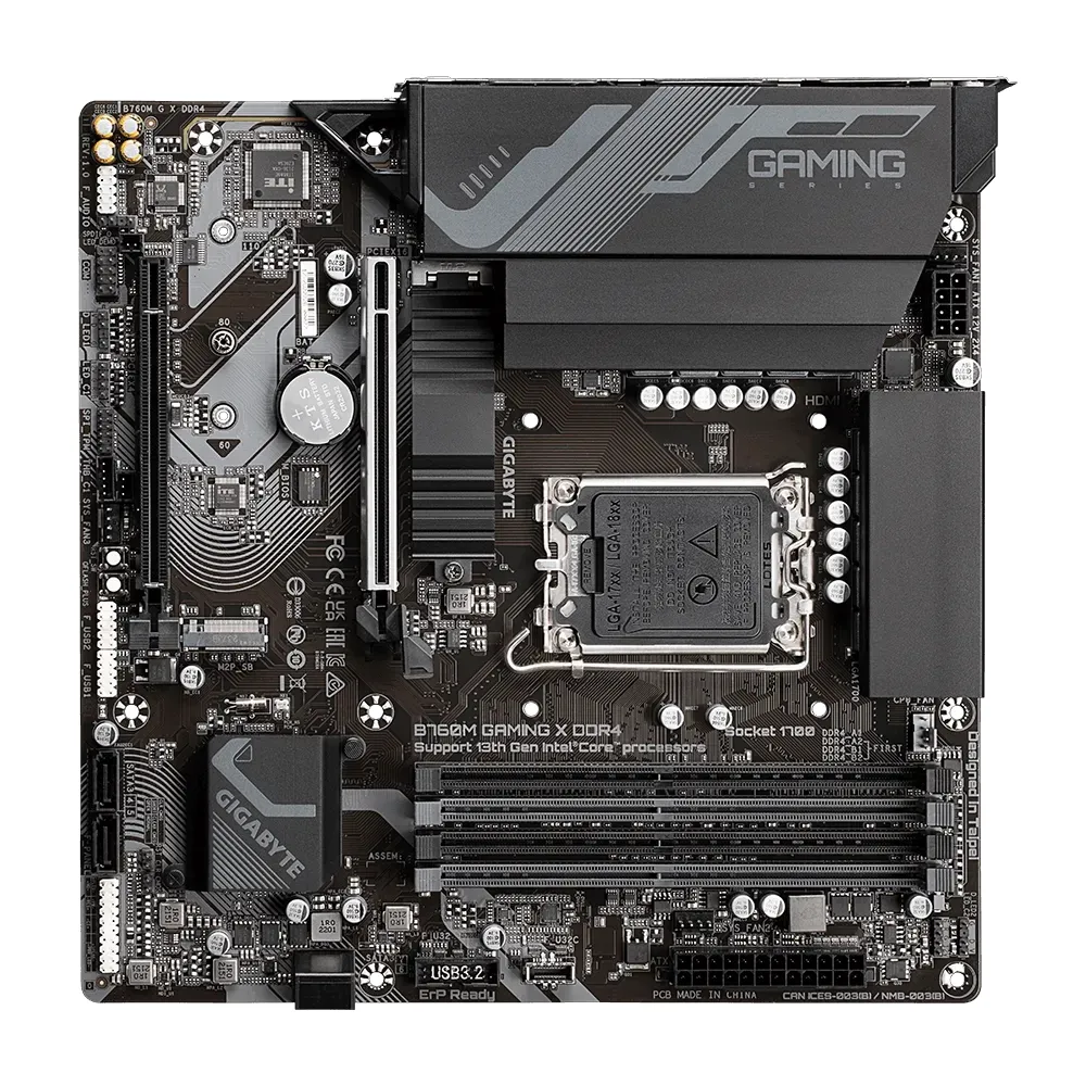 Placă de bază Gigabyte B760M GAMING X DDR4, LGA1700, Intel B760, Micro-ATX