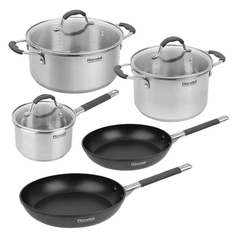 Set de vase Rondell RDS-1413, 4,7L, Oțel inoxidabil