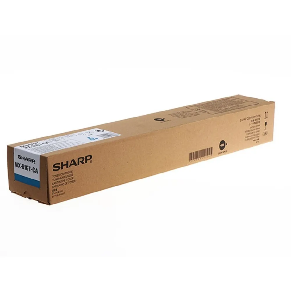 Toner Sharp MX61GTCA, Cyan